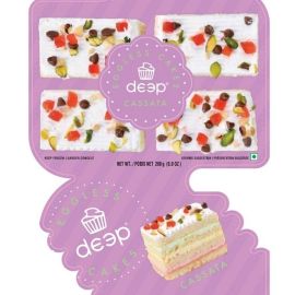 Deep Eggless Cakes Cassata 9.9 oz