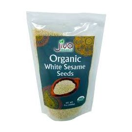Jiva Organic White Sesame Seeds 7 oz