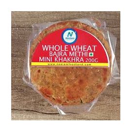 Neelam Whole Wheat Bajra Methi Mini Khakhara 7 oz