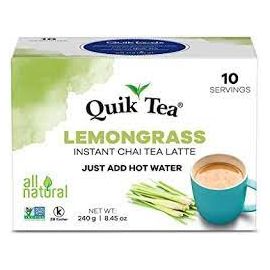 Quik Tea Lemongrass Chai Tea Latte - 10 count
