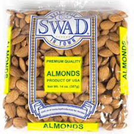 Swad Whole Almonds 14 oz